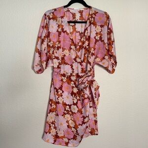 Floral Wrap Dress